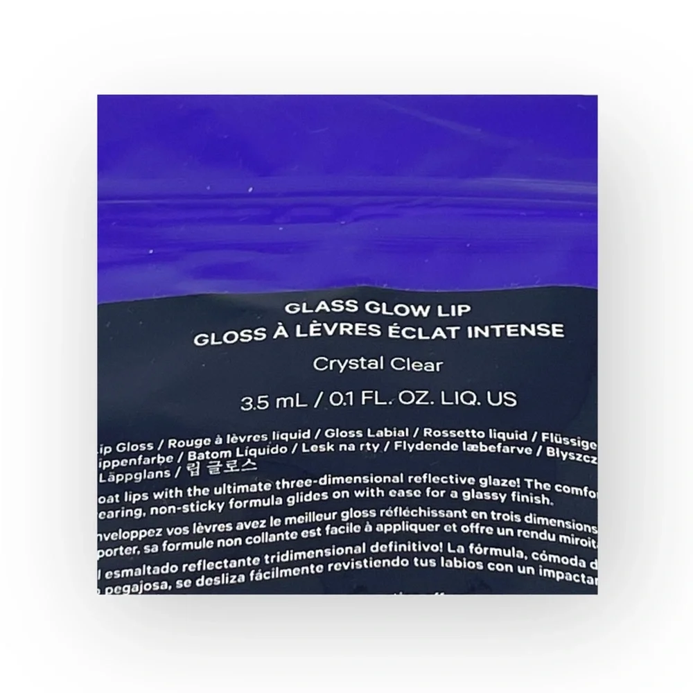 new Kevyn Aucoin ☼ Mini Glass Glow Lip ☼ Clear Iridescent Shimmer ☼ Sealed